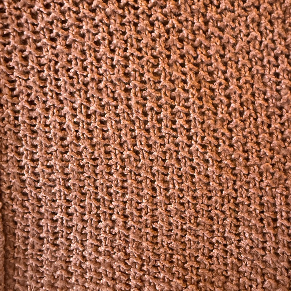 Free People Textured Brown Sweater - Picture 7 of 8